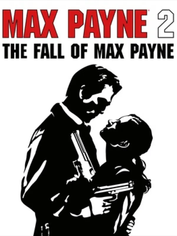 Max Payne 2 PC game featuring a high-performance sports car racing through the streets of Fairhaven during an intense street racing and police pursuit sequence.